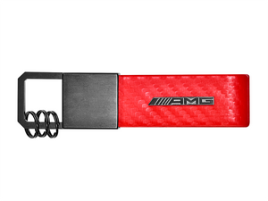 Mercedes-Benz Genuine AMG Carbon Red Key Ring