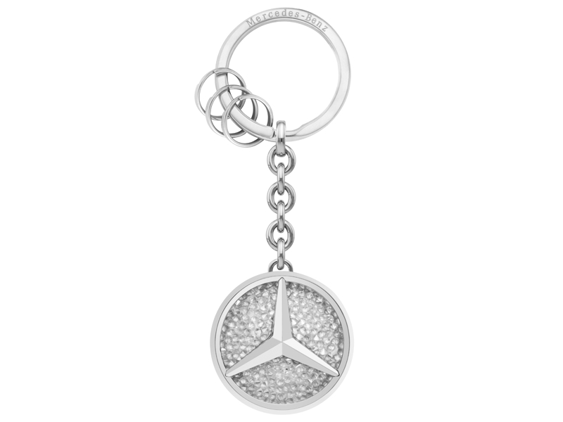Mercedes Benz Genuine Saint Tropez Key Ring White Mercedes Benz